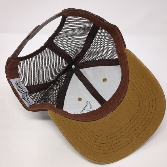 Idaho Native Snapback Trucker Hat Brown One Size Adjustable Arcadian Outfitters - Picture 7 of 9